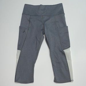 Athleta cropped mesh leggings Size XS